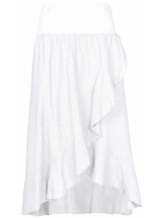 M Made In Italy Linen Skirt 18/80123Q (3 Colours) 5 M Made In Italy Linen Skirt 18/80123Q (3 Colours) - Image 3