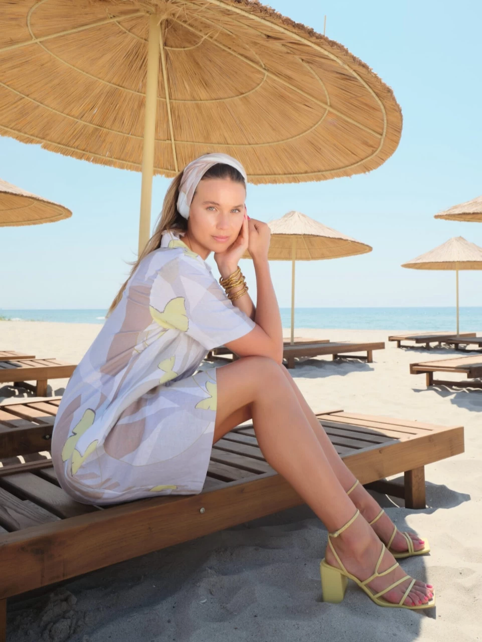 Dolcezza Linen Dress "Light & Melo" (24744) 4 Dolcezza Linen Dress "Light & Melo" (24744) - Image 2