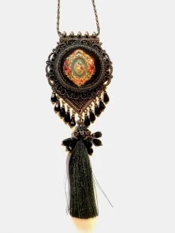 Michal Negrin Bohemian Necklace 17628-4 (Black)