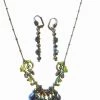 Michal Negrin Multi-Colour Necklace & Earrings Set (17662, 17379) 2 Michal Negrin Multi-Colour Necklace & Earrings Set (17662, 17379) -Fashion Clothing Line Store Michal Negrin Necklace 17662 and Earring 17379