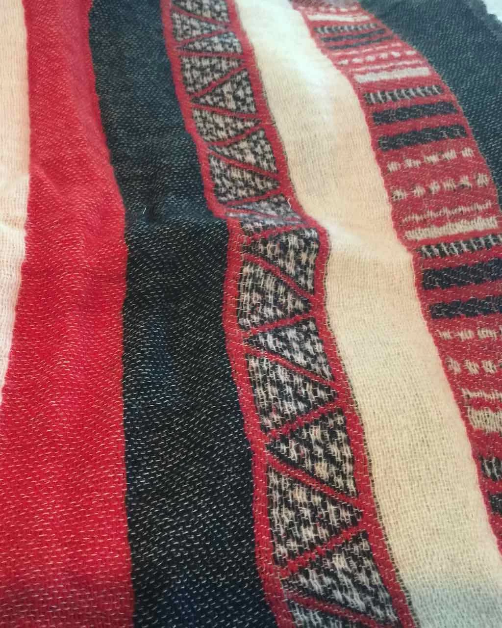 Moment By Moment Scarf "Angie" (Deep Reds) 4 Moment By Moment Scarf "Angie" (Deep Reds) - Image 2