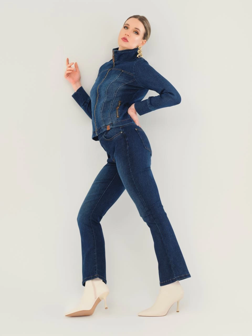 Dolcezza Pull-On Jeans 73401 4 Dolcezza Pull-On Jeans 73401 - Image 2