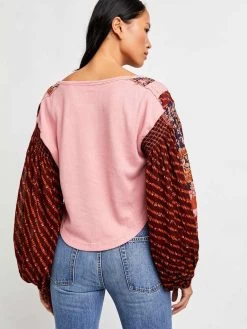 Free People "Light Magic Henley" (2 Colours) 10 Free People "Light Magic Henley" (2 Colours) -Fashion Clothing Line Store OB1188229 6602 FP One Light Magic Henley Pink