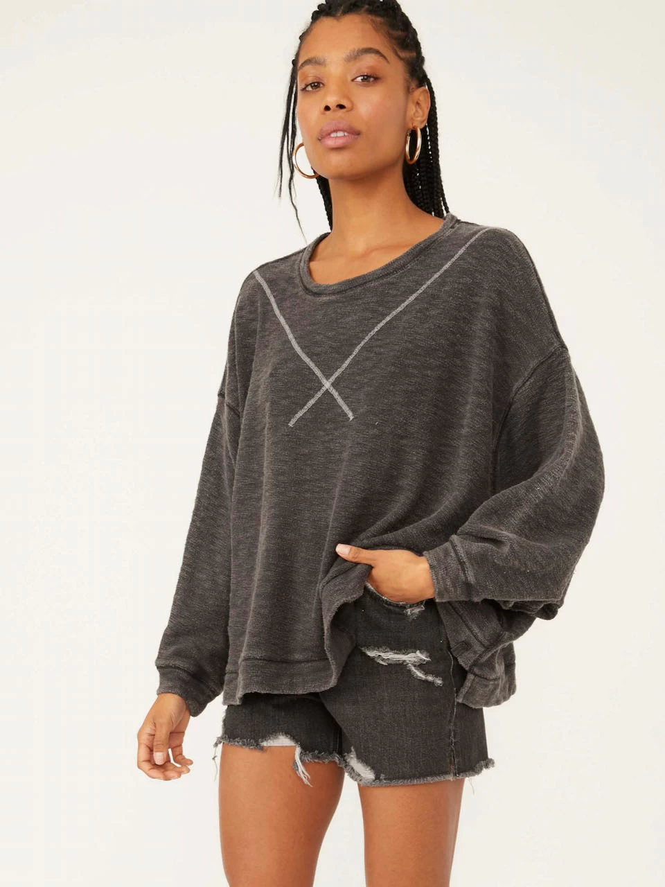 Free People "Come Again Tee" (2 Colours) 5 Free People "Come Again Tee" (2 Colours) - Image 3