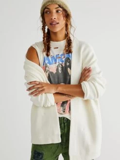 Free People "Ottoman Cardigan" (many Colours) 12 Free People "Ottoman Cardigan" (many Colours) -Fashion Clothing Line Store OB1476704 1108 Free People Ottoman Cardigan Ecru