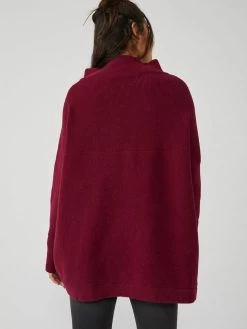 Free People "Ottoman Slouchy Tunic" (Pomegranate Wine) 8 Free People "Ottoman Slouchy Tunic" (Pomegranate Wine) -Fashion Clothing Line Store OB432957 Free People Ottoman Slouchy Tunic Pomegranate Wine