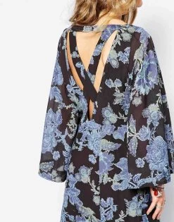 Free People Dress "Melrose" 7 Free People Dress "Melrose" -Fashion Clothing Line Store OB476323 Free People Dress Melrose NIGHT COMBO back 2