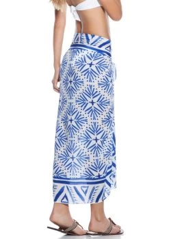 OndadeMar Beach Pareo "Turquish" (P091/QUIS) 5 OndadeMar Beach Pareo "Turquish" (P091/QUIS) -Fashion Clothing Line Store P091 QUIS BACK