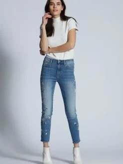 Driftwood High Rise Jeans "Jackie" (DW-40380A) 7 Driftwood High Rise Jeans "Jackie" (DW-40380A) -Fashion Clothing Line Store P40380A 22626