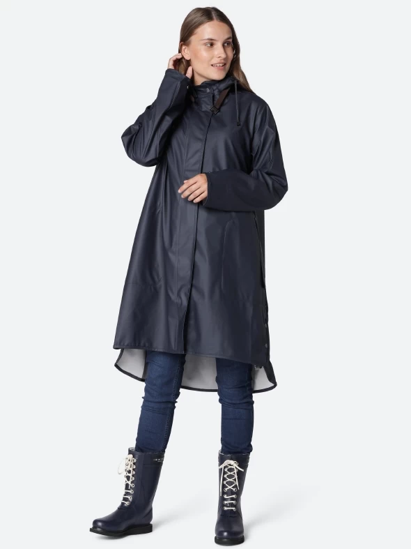 Ilse Jacobsen RAINCOAT Rain71 (Dark Indigo) 6 Ilse Jacobsen RAINCOAT Rain71 (Dark Indigo) - Image 4