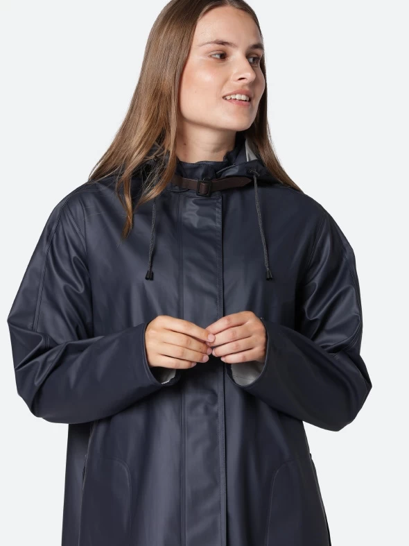 Ilse Jacobsen RAINCOAT Rain71 (Dark Indigo) 5 Ilse Jacobsen RAINCOAT Rain71 (Dark Indigo) - Image 3