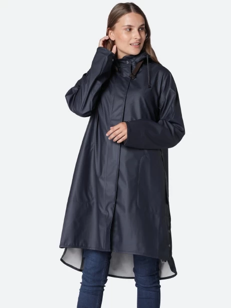 Ilse Jacobsen RAINCOAT Rain71 (Dark Indigo) 3 Ilse Jacobsen RAINCOAT Rain71 (Dark Indigo)