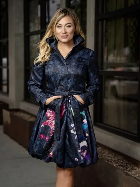 Samuel Dong Bubble Coat 11665 (Phoenix Dragon) 3 Samuel Dong Bubble Coat 11665 (Phoenix Dragon)