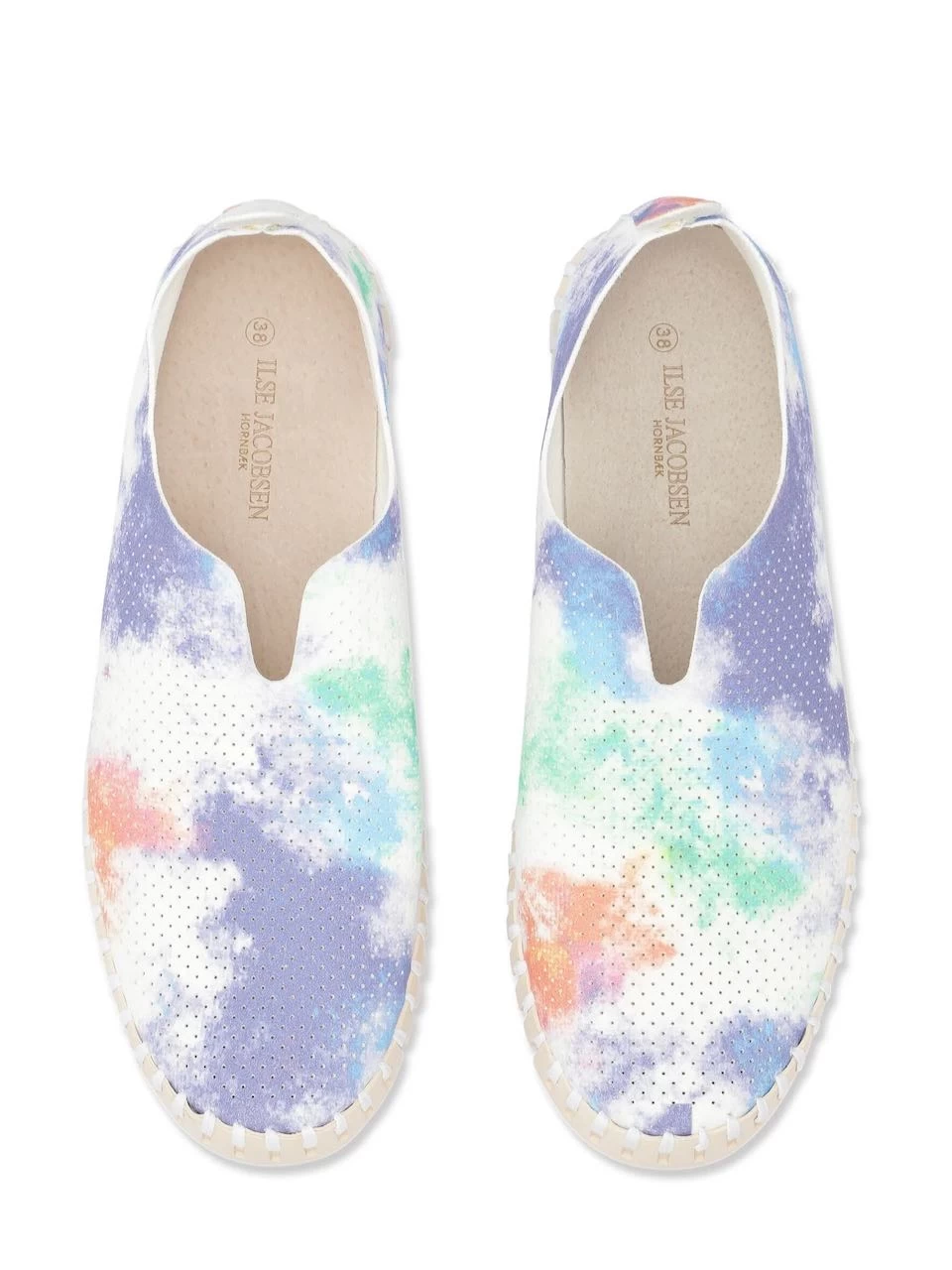 Ilse Jacobsen Tulip 139 Tie-Dye Flat Shoes (TULIP) 3 Ilse Jacobsen Tulip 139 Tie-Dye Flat Shoes (TULIP)