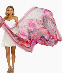 Love's Pure Light Silk Shawl "Slipper Orchid" (D-223) 12 Love's Pure Light Silk Shawl "Slipper Orchid" (D-223) -Fashion Clothing Line Store Untitled design 84