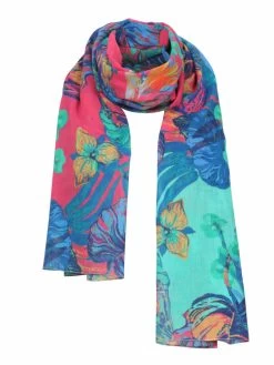 IVKO Scarf Tropical Motif 211580 (3 Colours) -Fashion Clothing Line Store c072
