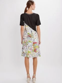 Dolcezza Dress "Love The City" (24126) 10 Dolcezza Dress "Love The City" (24126) -Fashion Clothing Line Store dolcezza 24126 asymmetric summer Dress