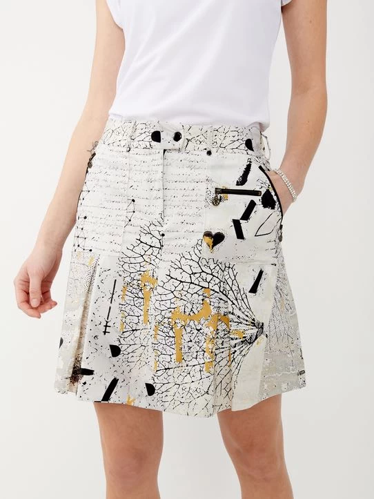 Dolcezza Skort "Hydrangea Abstract Art" (22415) 4 Dolcezza Skort "Hydrangea Abstract Art" (22415) - Image 2