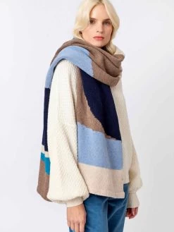 IVKO Wool Scarf Intarsia Pattern 212581 (2 Colours) 8 IVKO Wool Scarf Intarsia Pattern 212581 (2 Colours) -Fashion Clothing Line Store outfit 212581039c