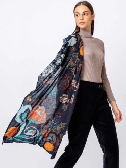 IVKO Wool Scarf Grasset Floral Pattern 212781 (2 Colours) 15 IVKO Wool Scarf Grasset Floral Pattern 212781 (2 Colours) -Fashion Clothing Line Store outfit 212781018a