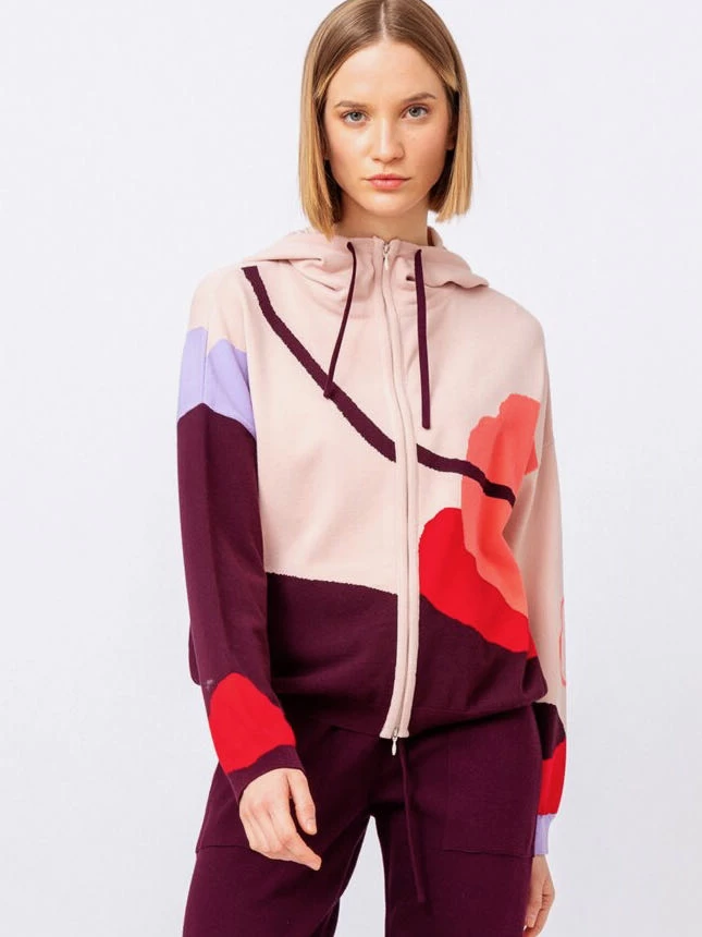 IVKO Knitted Jacket With Intarsia 212513 3 IVKO Knitted Jacket With Intarsia 212513