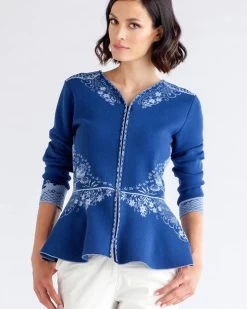 IVKO Embroidered Jacket 81512 (Marine)