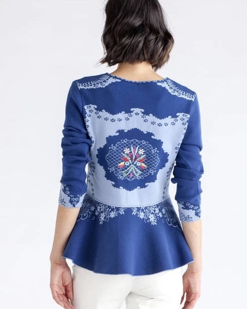 IVKO Embroidered Jacket 81512 (Marine) 4 IVKO Embroidered Jacket 81512 (Marine) - Image 2